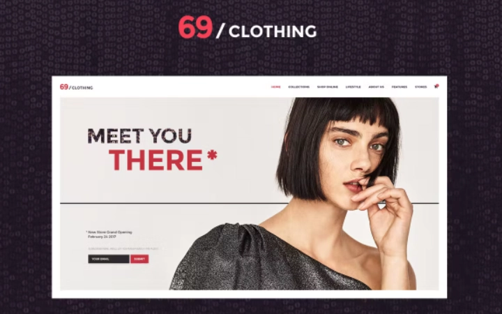 69 Clothing - Fashion Boutique WordPress Theme