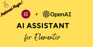 AI Assistant for Elementor - OpenAI GPT