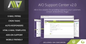 AIO Support Center - WordPress Ticketing System