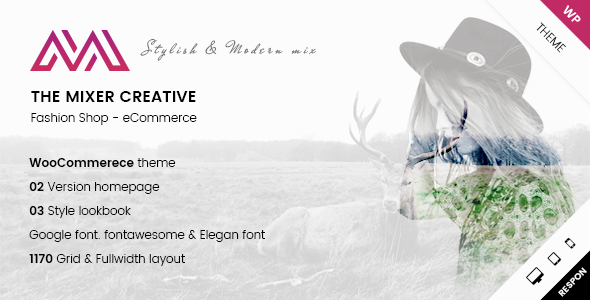 ARW Mixer - Creative Shop WordPress Theme