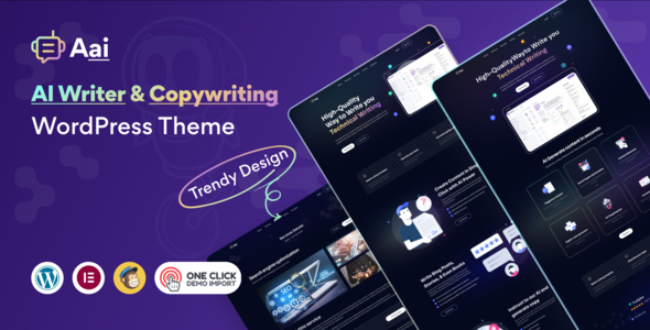 Aai - AI Writer  AI Copywriting Landing Page Theme