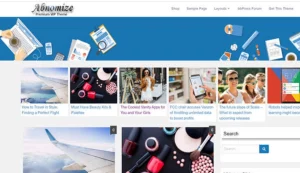 Abnomize Pro WordPress theme provided by InsertCart