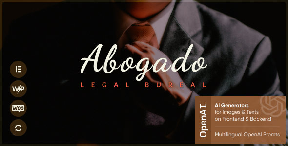 Abogado - Lawyer WordPress Theme