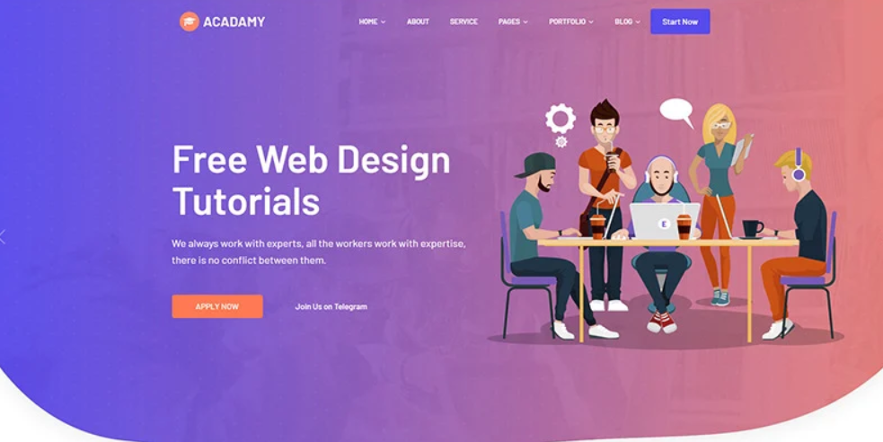 Acadamy - Education Responsive WordPress Theme