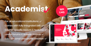 Academist - Education  Learning Management System Theme