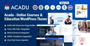 Acadu – Online Courses & Education WordPress Theme + RTL | Education