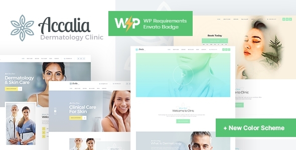 Accalia | Dermatology Clinic  Cosmetology WordPress Theme + Elementor