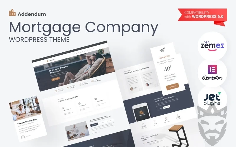 Addendum - Mortgage Company WordPress Theme