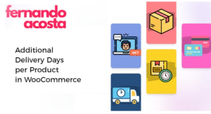 Additional Delivery Days per Product in WooCommerce