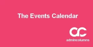 Admin Columns Pro The Events Calendar Addon