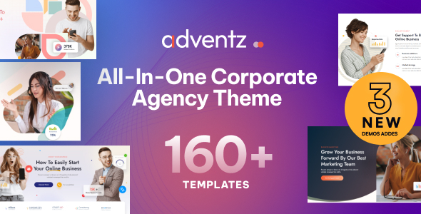 Adventz - Corporate Business WordPress Theme