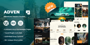 Advenx - Adventure Travel  Tourism WordPress Theme