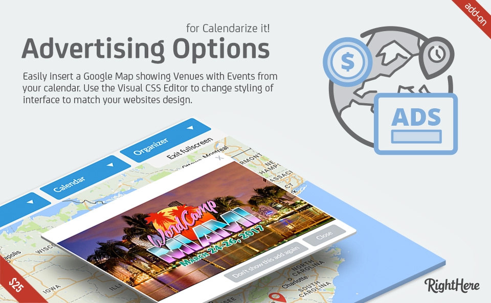 Advertising Options for Calendarize it!