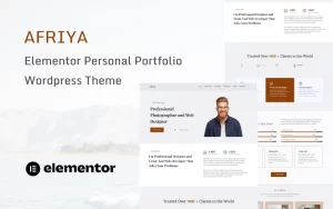 Afriya - Personal Portfolio