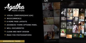 Agatha | Art Gallery Photography Theme