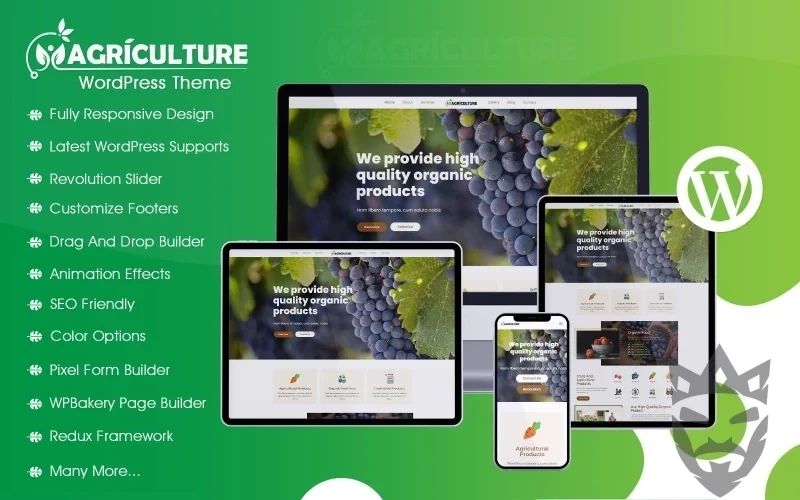 Agriculture and Farming WordPress Theme