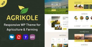 Agrikole | Responsive WordPress Theme for Agriculture  Farming