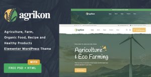 Agrikon - Organic Food  Agriculture WooCommerce Theme