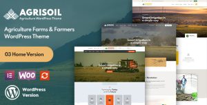 Agrisoil - Agriculture  Organic Farm WordPress Theme