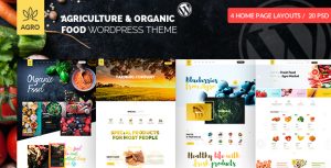 Agro - Organic Farm Agriculture WordPress Theme