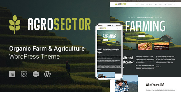 Agrosector - Agriculture  Organic Food WordPress Theme