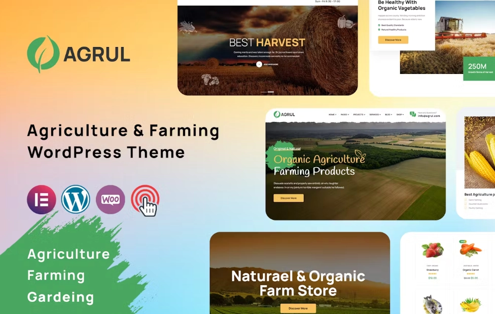 Agrul – Agriculture Farming WordPress Theme