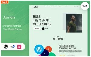 Ajman – Personal Portfolio WordPress Theme