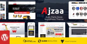 Ajzaa - Auto Parts Store WordPress Theme