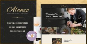 Alanzo | Chef  Event Catering WordPress Theme