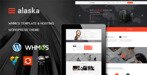 Alaska - WHMCS  Hosting WordPress Theme