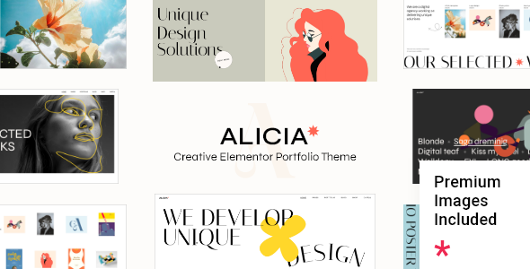 Alicia - Elementor Portfolio Theme