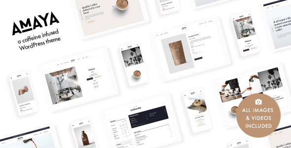 Amaya - Coffee Shop WordPress Theme