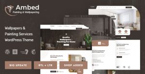 Ambed - Wallpapers  Painting Services WordPress Theme