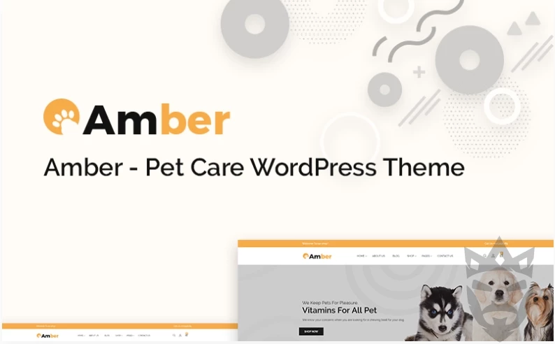 Amber – Pet Care WooCommerce Theme