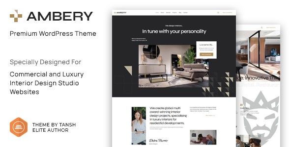 Ambery - Interior Design WordPress Theme