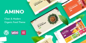 Amino - Organic  Food WordPress Theme