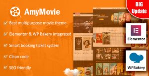 AmyMovie - Movie and Cinema WordPress Theme