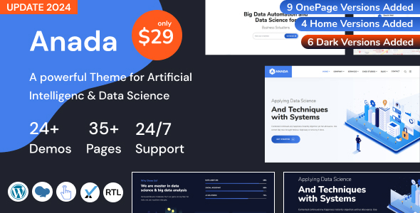 Anada - Artificial Intelligence  Data Science WordPress