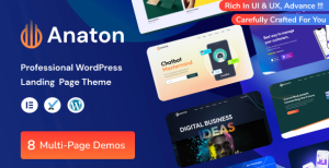 Anaton SaaS Landing Page WordPress