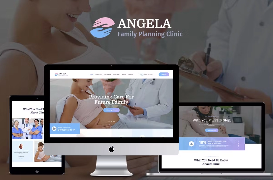 Angela - Family Planning Clinic WordPress Theme