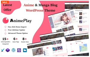 Anime Manga And Blog Magazine WordPress Theme