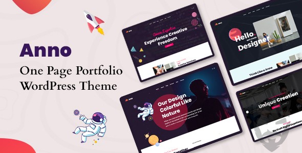 Anno - One Page Portfolio WordPress Theme