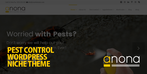 Anona - Pest Control WordPress Theme