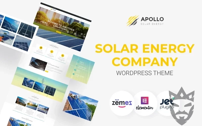 Apollo - Solar Energy Company Responsive WordPress Theme