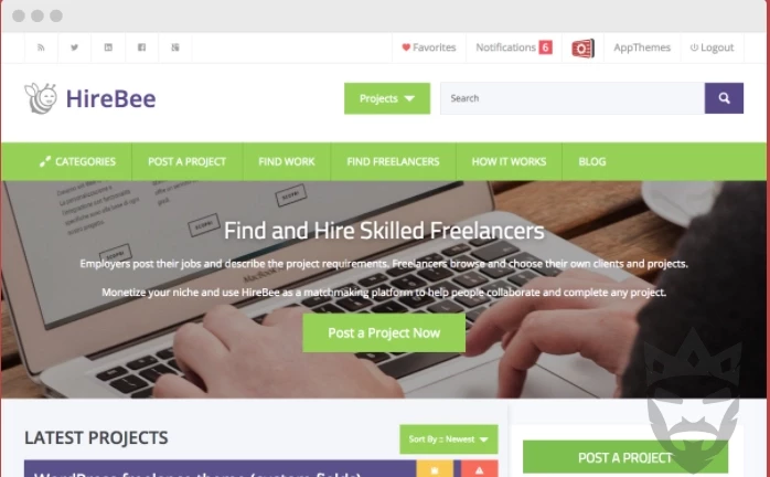 AppThemes Hirebee