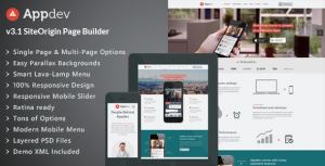 Appdev - Mobile App Showcase WordPress Theme