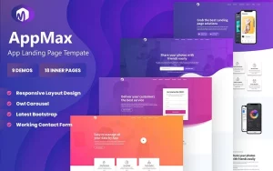 Appmax - App Landing WordPress Theme