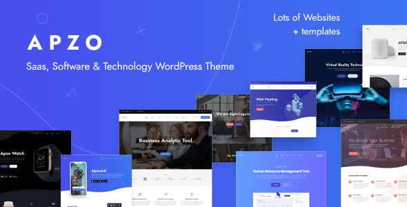 Apzo - Startup Software Saas WordPress