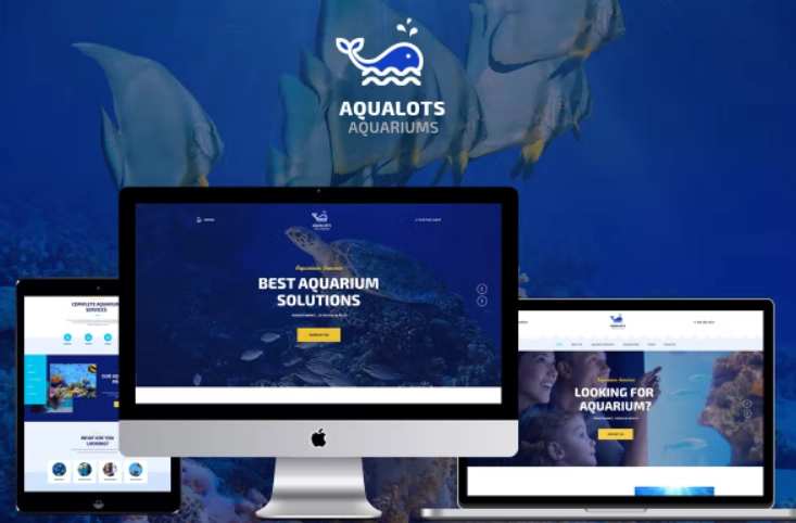 Aqualots - Aquarium Services WordPress