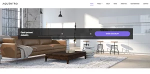 Aquentro – Ultimate Single Property WordPress Theme for your Rental